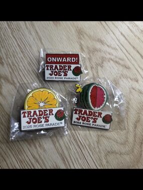 Trader Joe’s Rose Parade Collector Pins Bundle